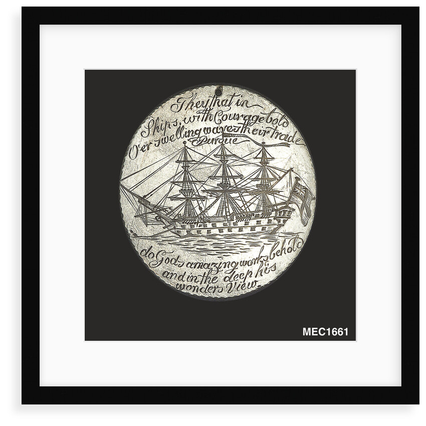 Engraved commemorative coin by unknown