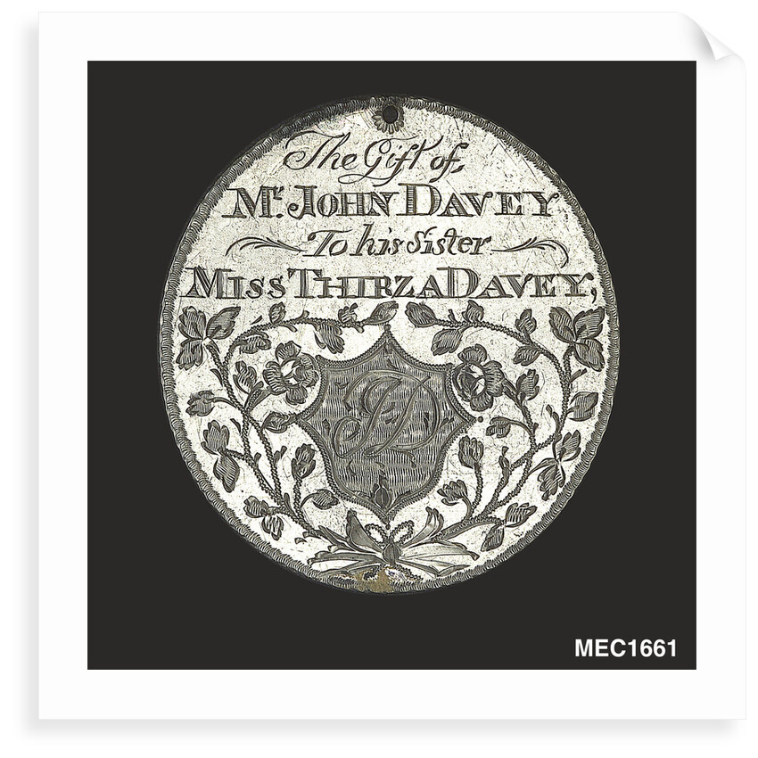 Engraved commemorative coin by unknown