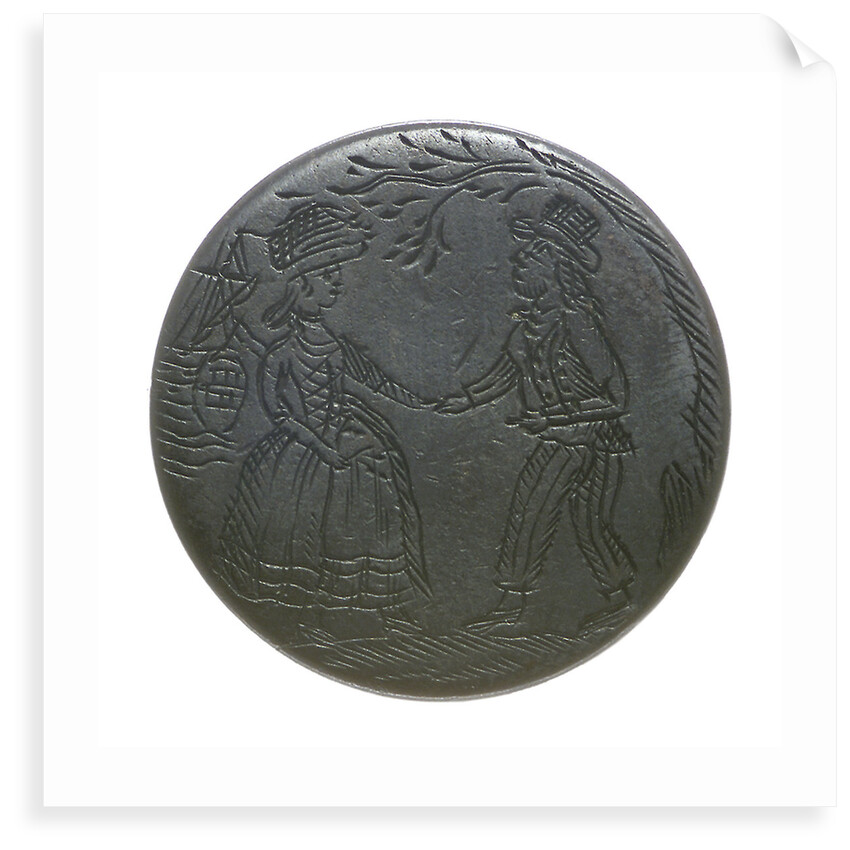 Halfpenny; obverse by unknown
