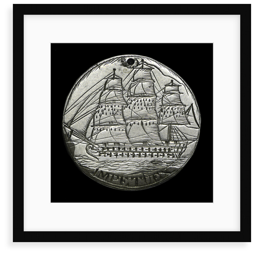 Engraved commemorative coin; obverse by Unknown
