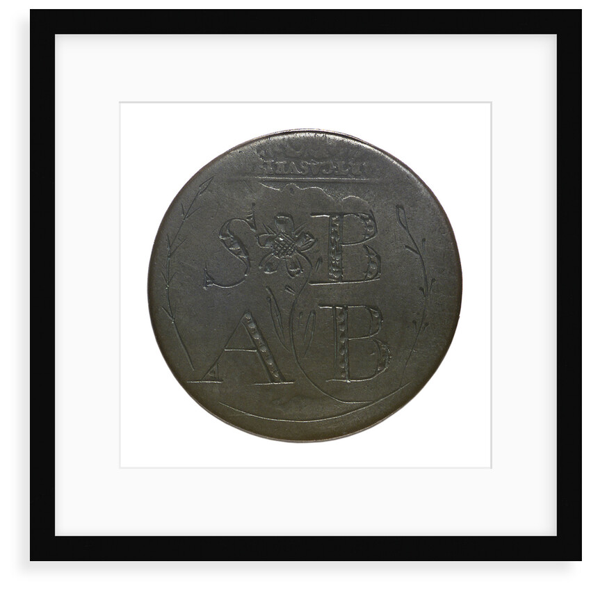 Halfpenny; reverse by unknown