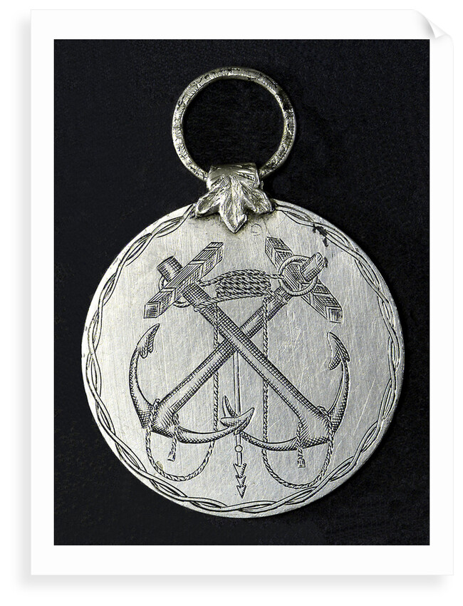 Engraved commemorative coin; obverse by unknown