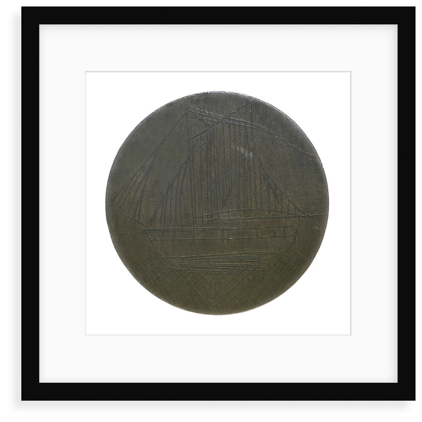 Engraved commemorative coin; obverse by unknown