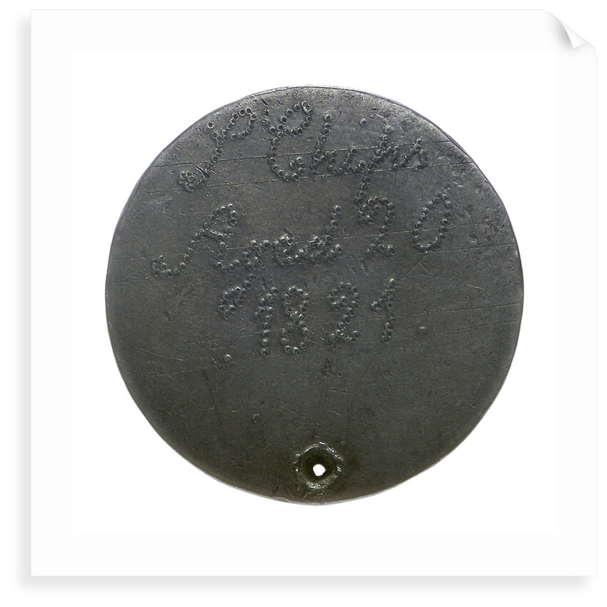 Love token; reverse by unknown