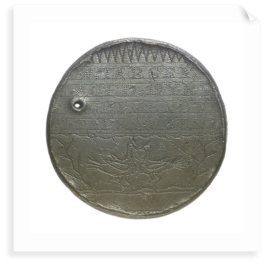 Engraved commemorative coin; reverse by unknown