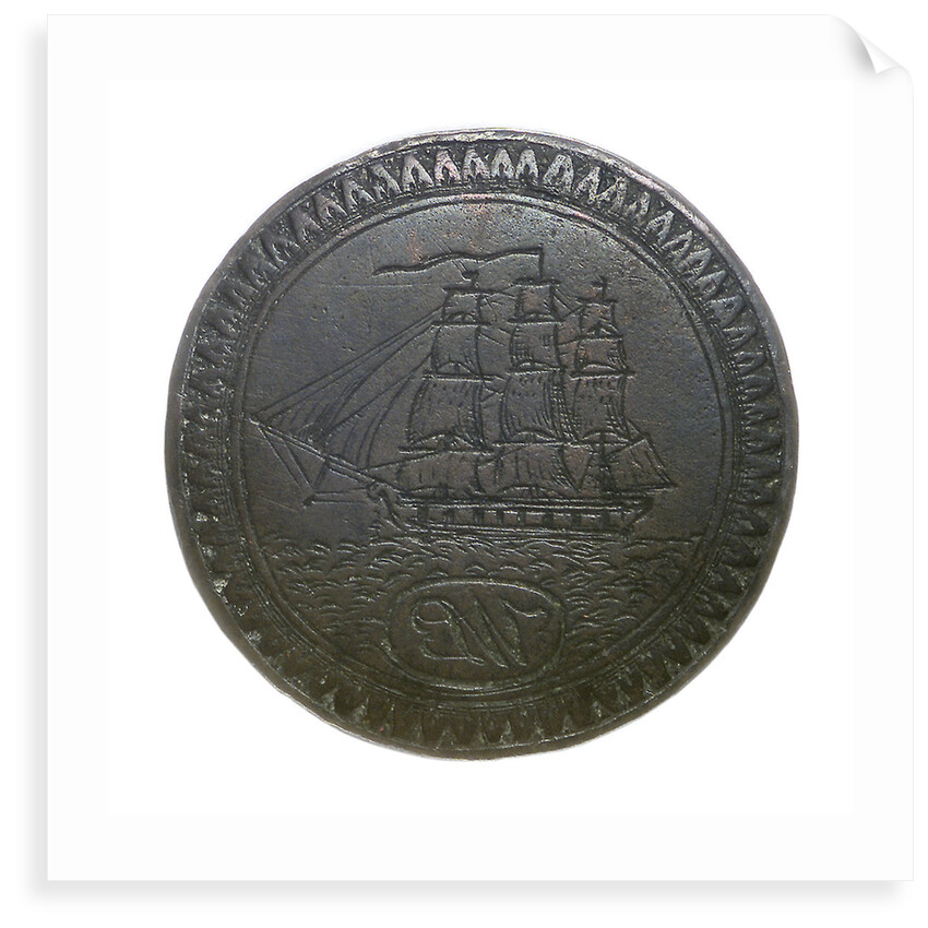 Penny; obverse by unknown