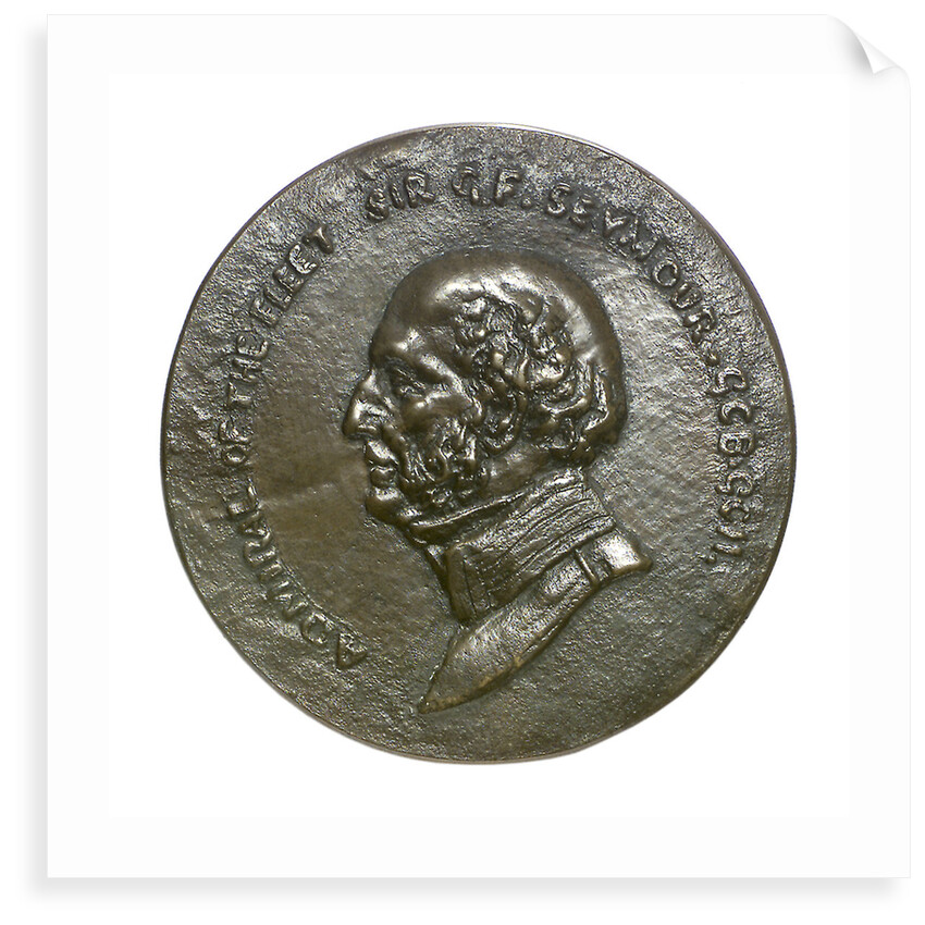 Medal commemorating the Admiral of the Fleet, Sir George Seymour (1787-1870); obverse by Feodora Gleichen