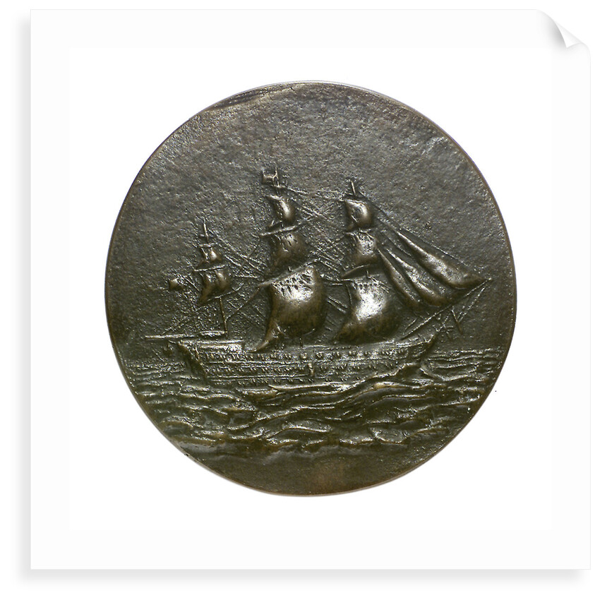 Medal commemorating the Admiral of the Fleet, Sir George Seymour (1787-1870); reverse by Feodora Gleichen