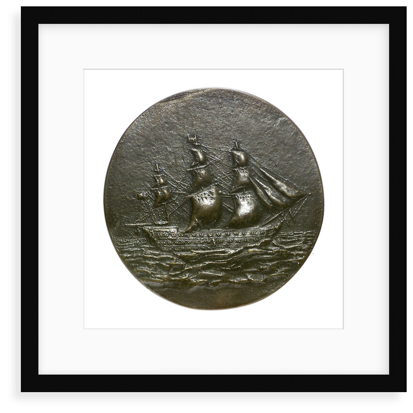 Medal commemorating the Admiral of the Fleet, Sir George Seymour (1787-1870); reverse by Feodora Gleichen