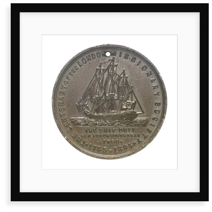 Medal commemorating the centenary of the London Missionary Society; reverse by Unknown