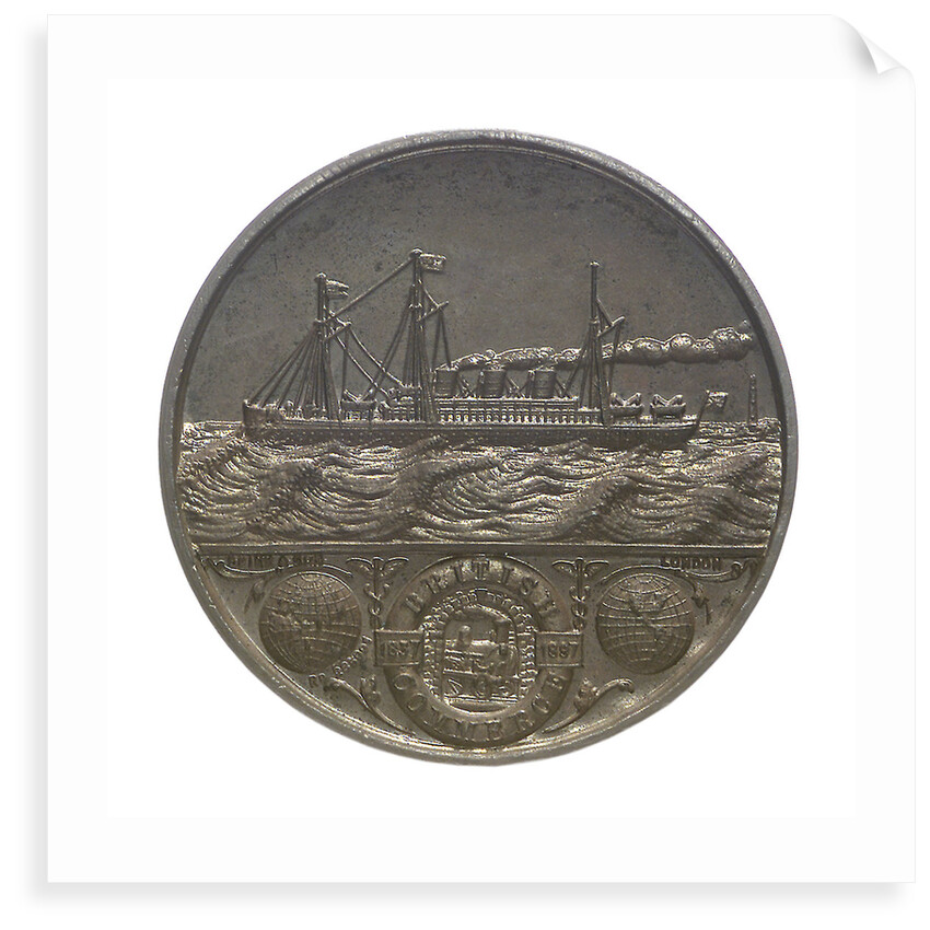 Medal commemorating British Commerce and Queen Victoria's Diamond Jubilee; reverse by Spink & Son Ltd.