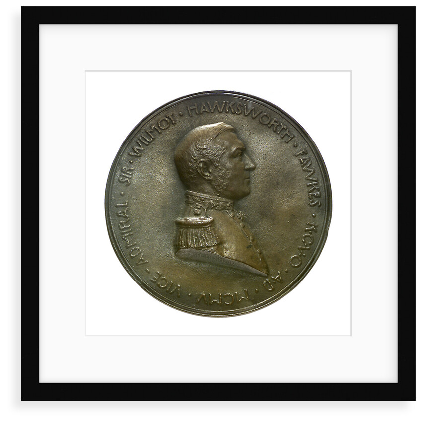 Medal commemorating the Vice Admiral Sir Wilmot H. Fawkes; obverse by T. Spicer Simson