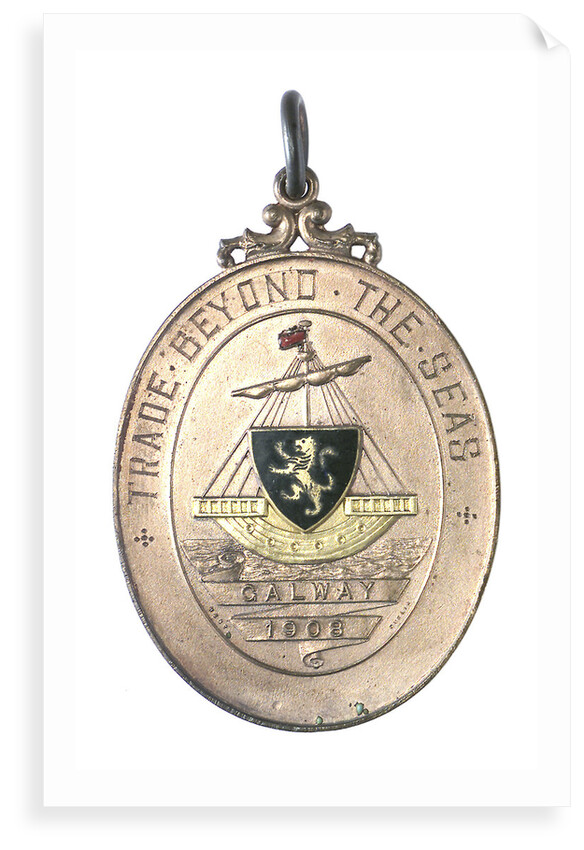 Medal commemorating trade beyond the seas; obverse by West