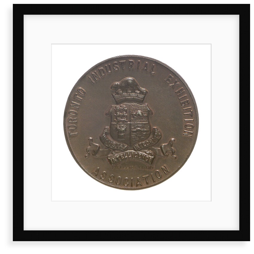 Medal commemorating the Toronto Industrial Exhibition and Admiral Lord Charles Beresford (1846-1919); reverse by P.W. Ellis & Co.