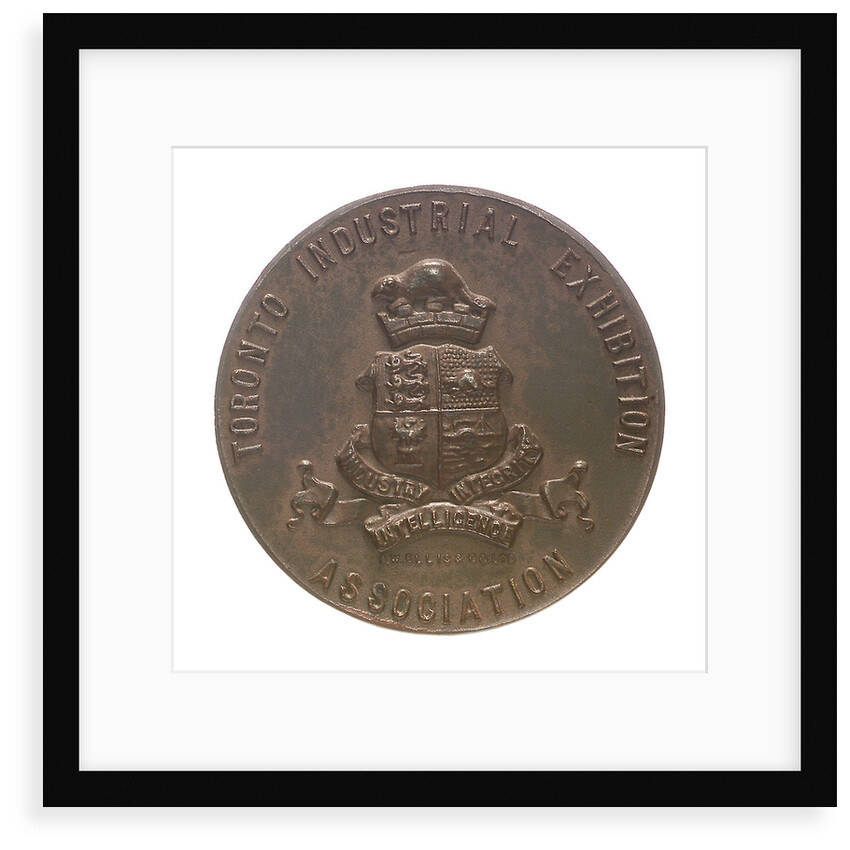 Medal commemorating the Royal Canadian Navy and Toronto Industrial Exhibition Association; reverse by P.W. Ellis & Co.