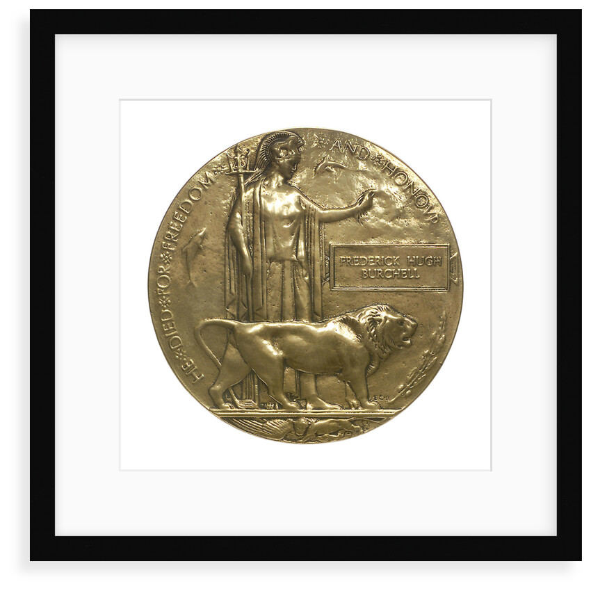 Next of Kin Memorial Plaque; obverse by E. Carter Preston