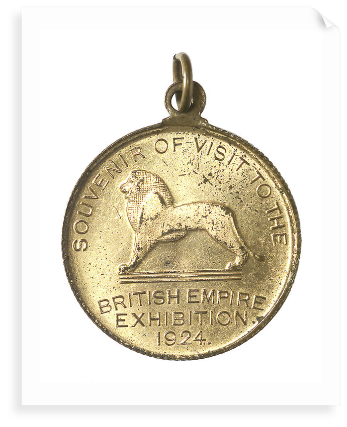 Medal commemorating the British Empire Exhibition, 1924; reverse by N.P.O.