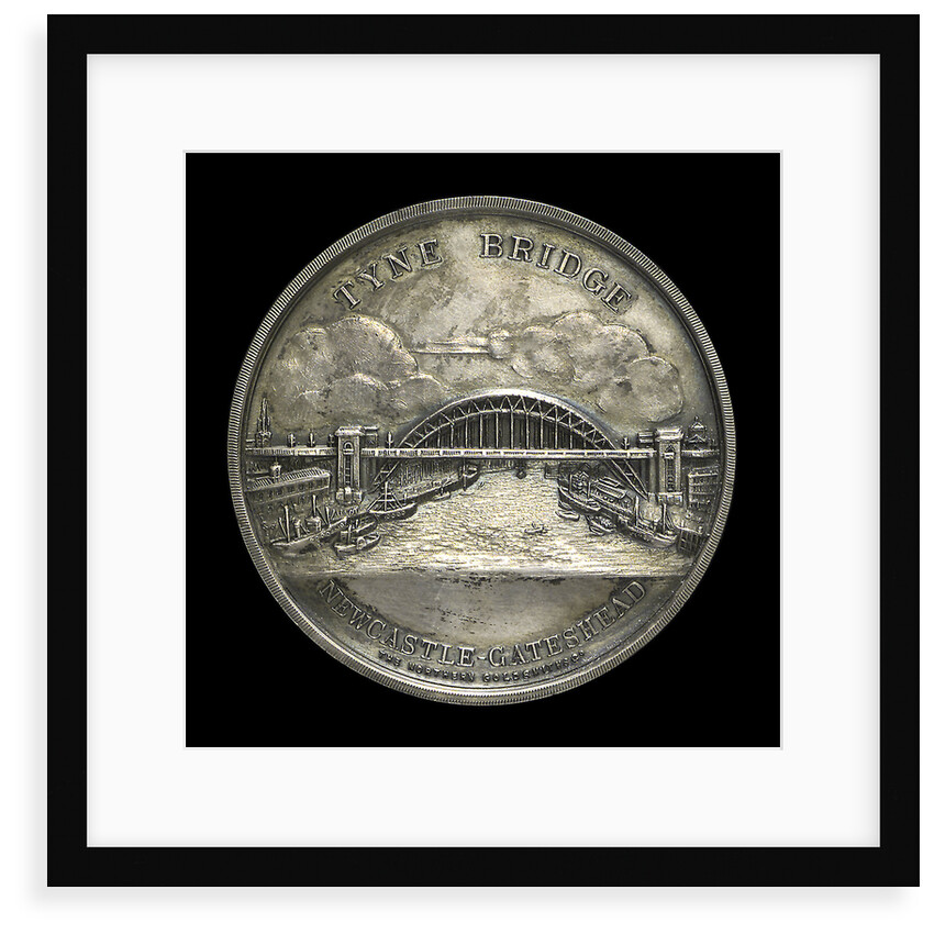 Medal commemorating the opening of the Tyne Bridge, 1928; obverse by Northern Goldsmiths Co.