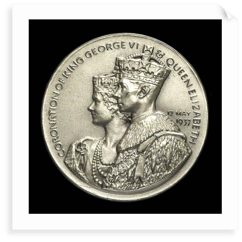 Medal commemorating the Coronation of George VI, 1937; obverse by Spink & Son Ltd.