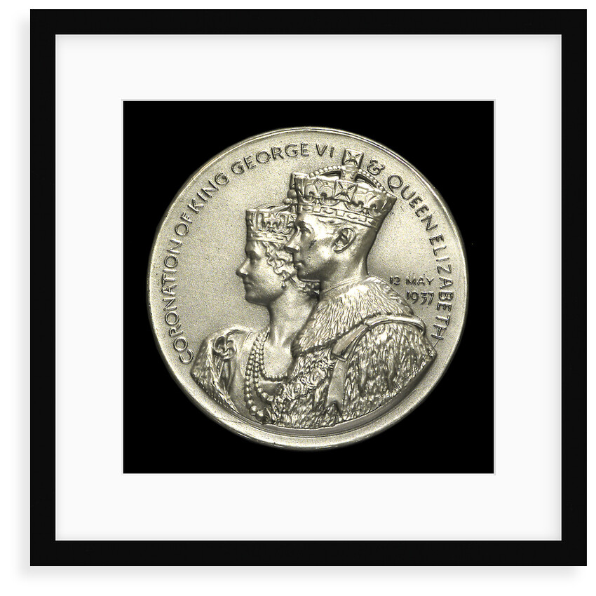 Medal commemorating the Coronation of George VI, 1937; obverse by Spink & Son Ltd.