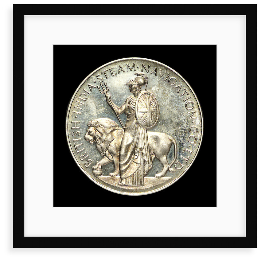 Medal commemorating the centenary of the British India Steam Navigation Company, 1956; obverse by J.R. Pinches