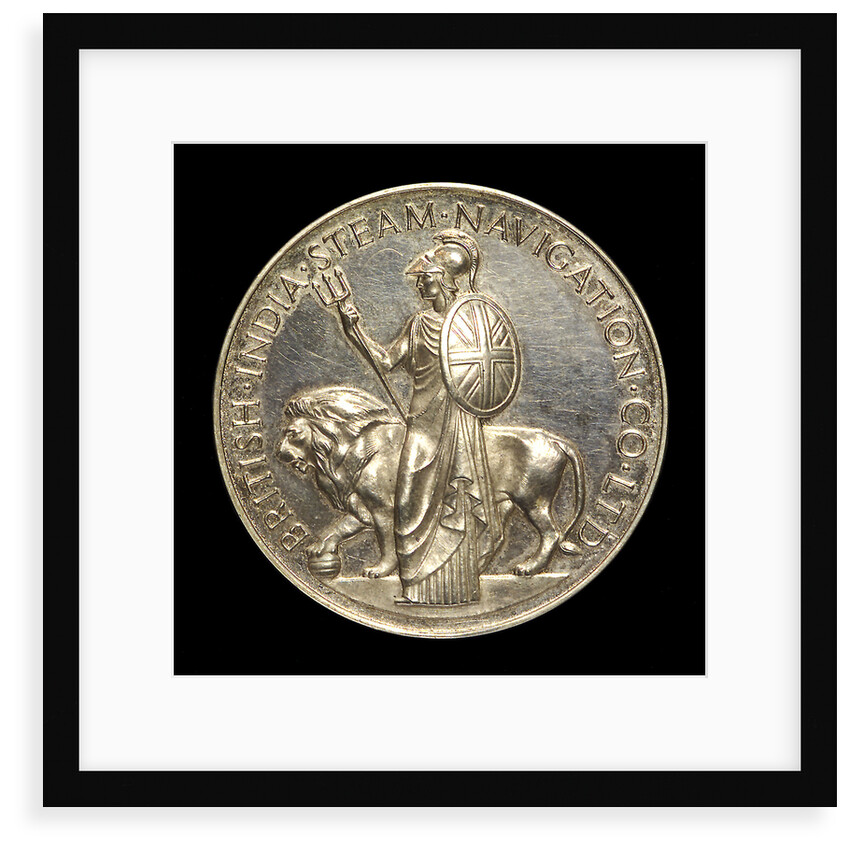 Medal commemorating the centenary of the British India Steam Navigation Company, 1956; obverse by J.R. Pinches