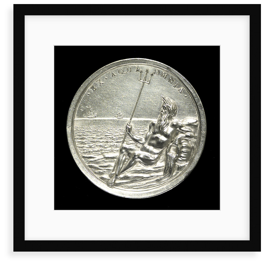 Medal commemorating the Spanish wreck recovered, 1687; reverse by G. Bower