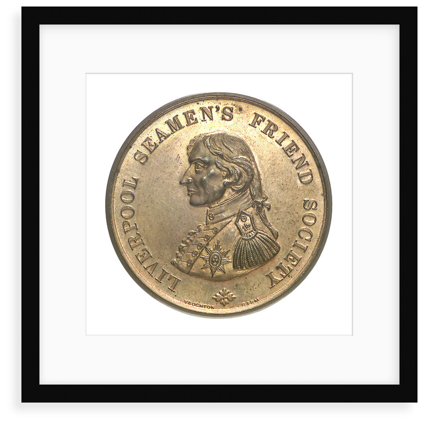 Medal commemorating the Liverpool Seamen's Friend Society; obverse by P. Vaughton & Sons