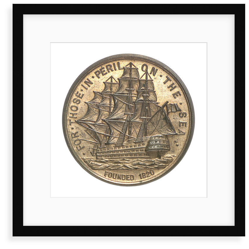 Medal commemorating the Liverpool Seamen's Friend Society; reverse by P. Vaughton & Sons