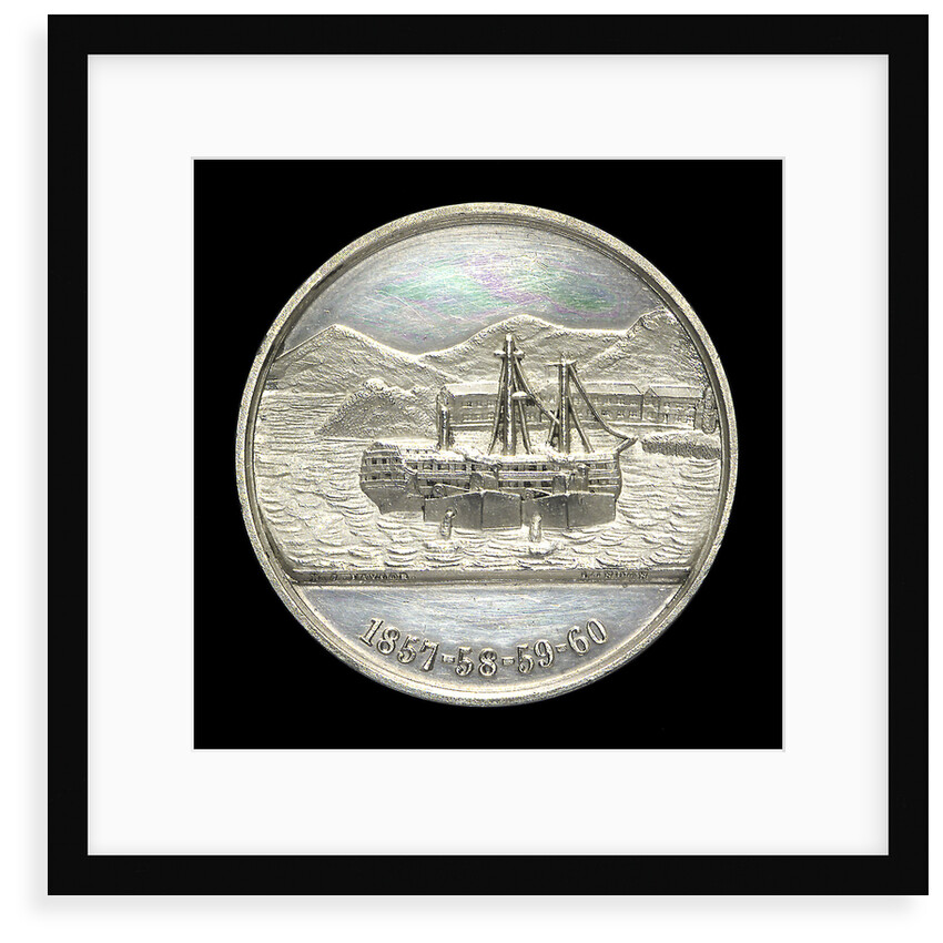 Medal commemorating the salvage of the Russian Fleet 1857-1860; reverse by W.J. Taylor