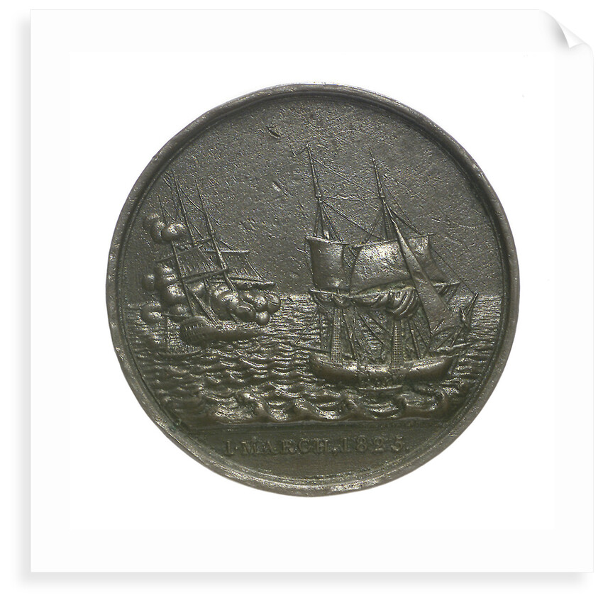 Medal commemorating the loss of the East Indiaman 'Kent', 1825; obverse by Thomas Halliday