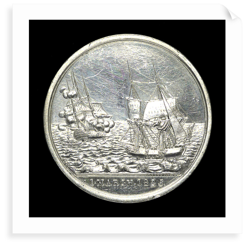 Medal commemorating the loss of the East Indiaman 'Kent', 1825; obverse by Thomas Halliday