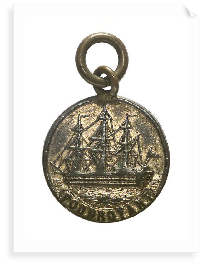 Medal commemorating the wreck of HMS 'Foudroyant', 1897; obverse by unknown