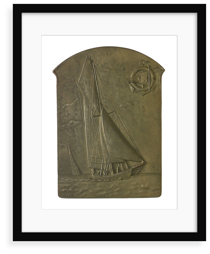 Medal commemorating The International Regatta, Ostend, 1907; obverse by P. Fisch