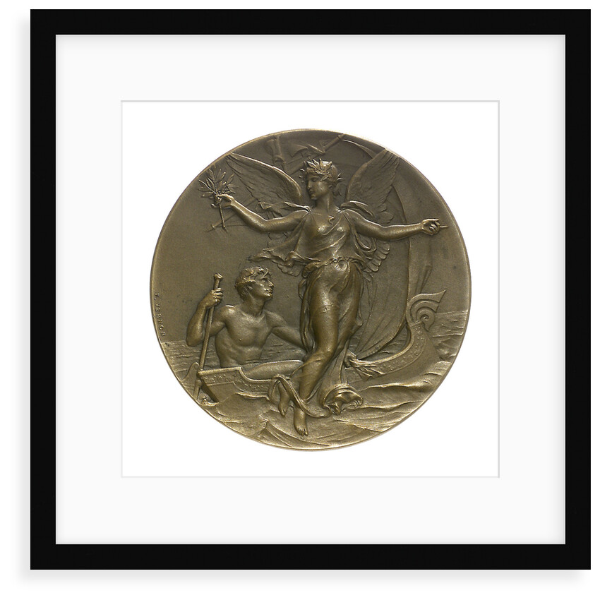 Medal commemorating the Yacht Club of France; obverse by F. Vernon