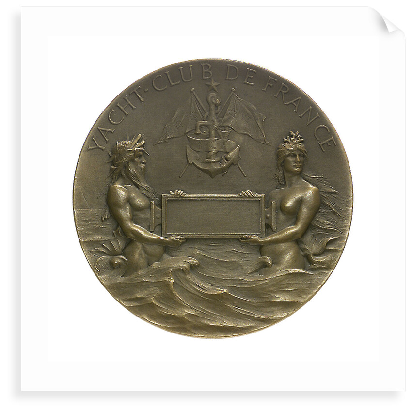 Medal commemorating the Yacht Club of France; reverse by F. Vernon