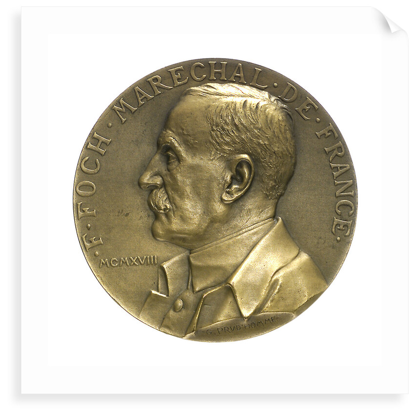 Medal commemorating the Armistice, 1918; obverse by Georges Henri Prud'homme