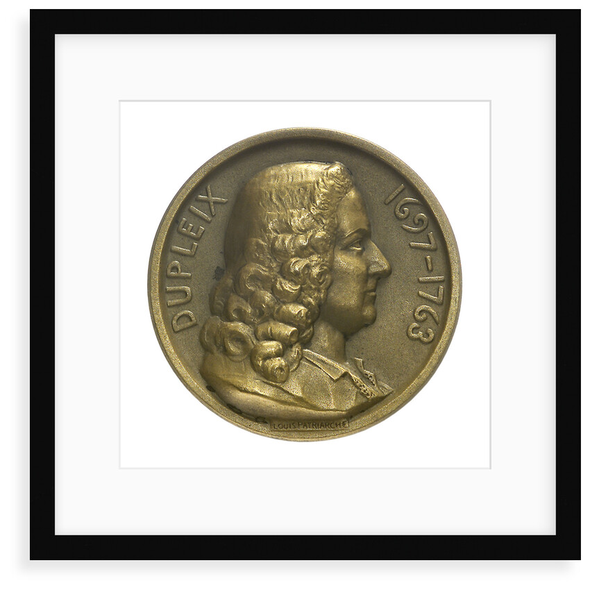 Medal commmemorating Governor Joseph Marquis Dupleix (1697-1763) and the cruiser 'Dupleix'; obverse by Louis Patriarche