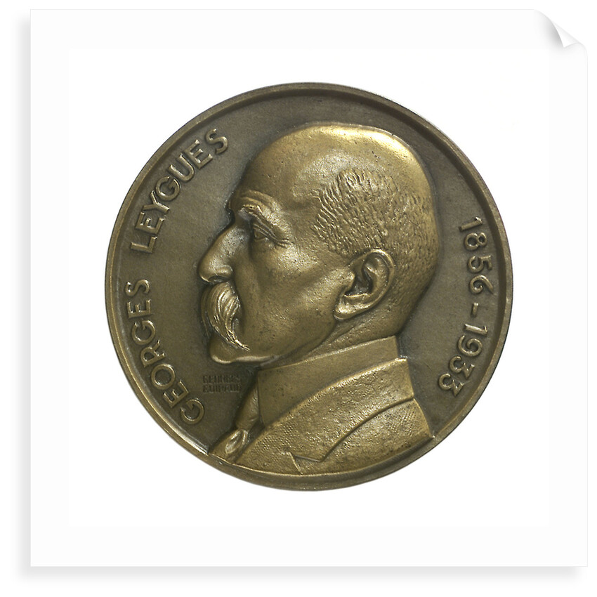 Medal commemorating Georges Leygues (1856-1933) and the cruiser 'Georges Leygues'; obverse by Georges Guiraud