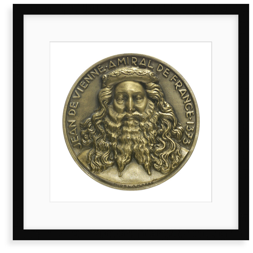 Medal commemorating Admiral Jean de Vienne (1342?-1396) and the cruiser 'Jean de Vienne'; obverse by Raymond Delamarre