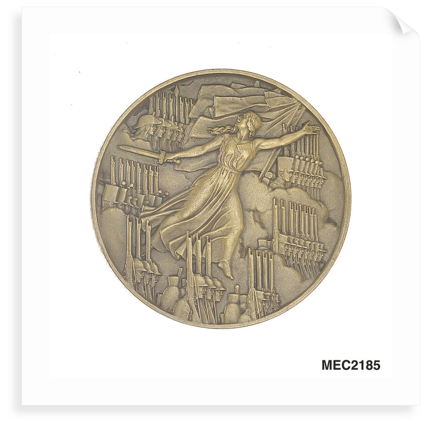 Medal commemorating the cruiser 'Marseillaise' by G. Guiraud