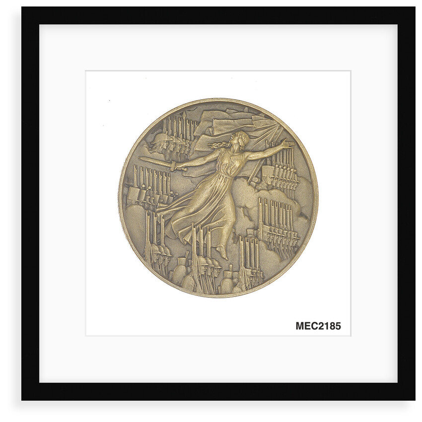 Medal commemorating the cruiser 'Marseillaise' by G. Guiraud