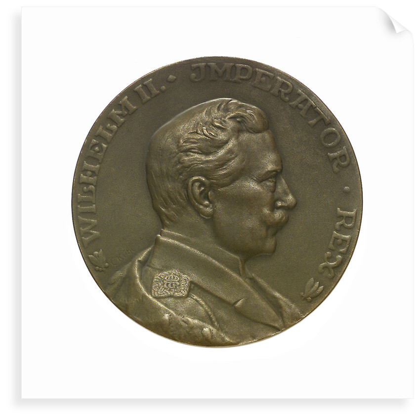 Medal commemorating SS 'Imperator', Hamburg American Line; obverse by C. K