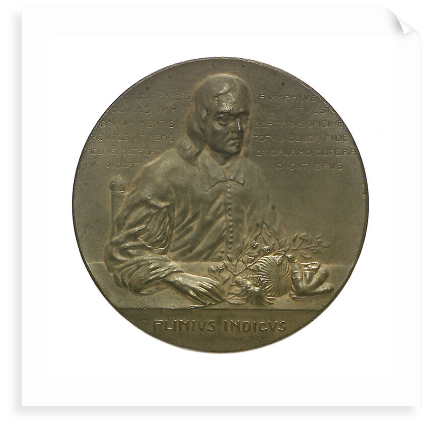 Medal commemorating the bicentenary of G.F. Rumphius (1627-1702); obverse by unknown
