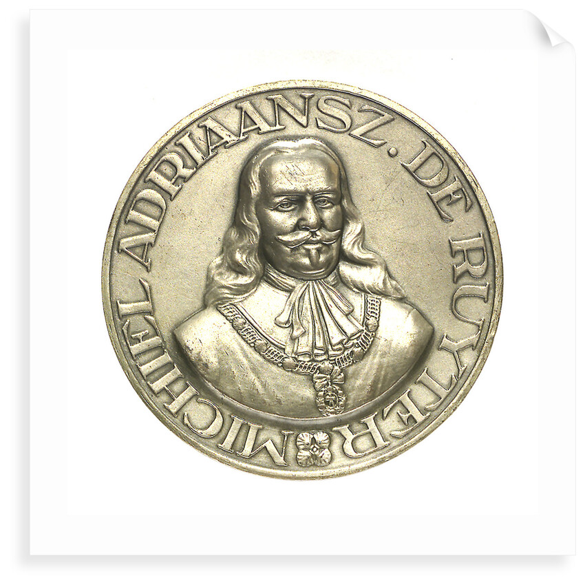 Medal commemorating Admiral Michel Adrianzoon de Ruyter (1607-1676); obverse by unknown