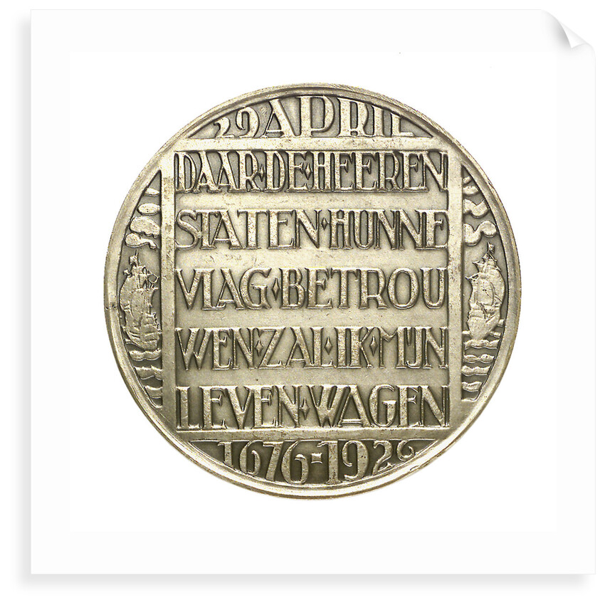 Medal commemorating Admiral Michel Adrianzoon de Ruyter (1607-1676); reverse by unknown