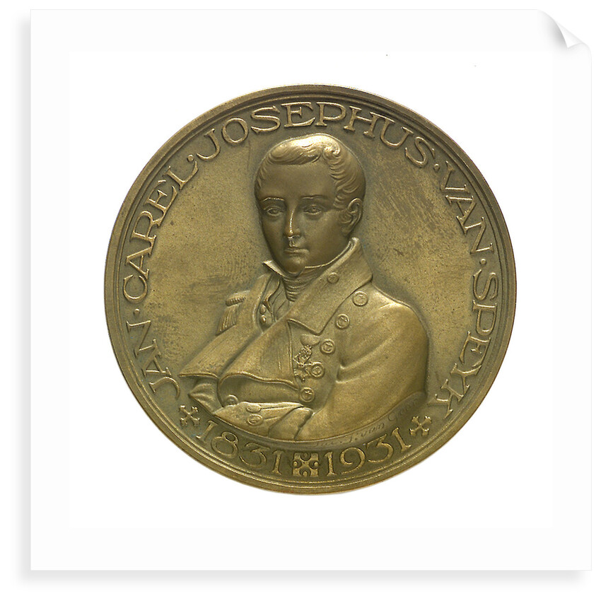 Medal commemorating Lieutenant Jan Carel Josephus van Speyk (1803-1831); obverse by J.J. van der Goor