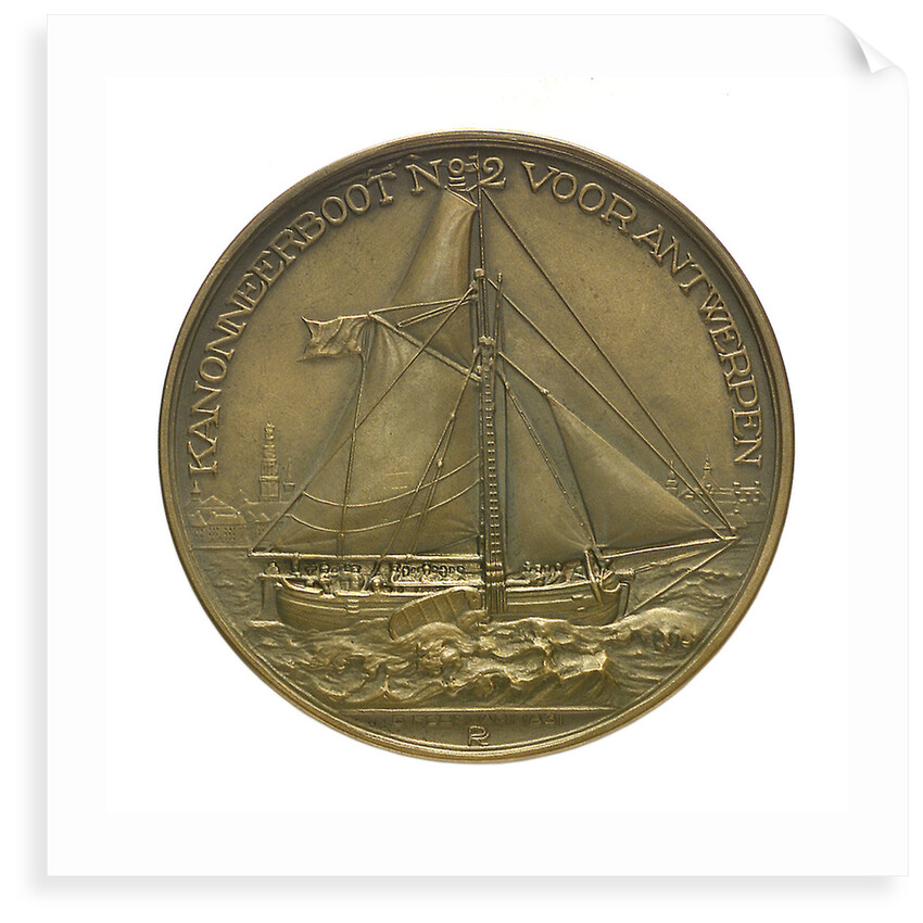 Medal commemorating Lieutenant Jan Carel Josephus van Speyk (1803-1831); reverse by J.J. van der Goor
