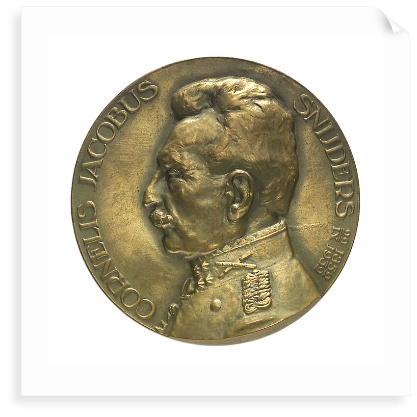 Medal commemorating Admiral and General C. J. Snijders (1852-1932); obverse by T. Dupuis