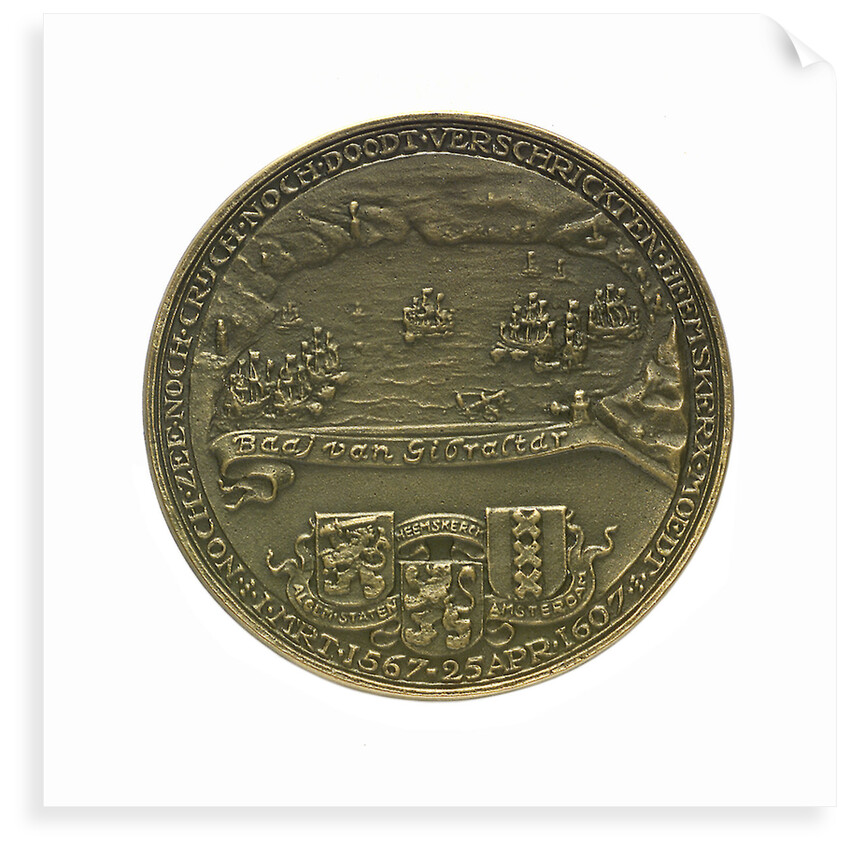 Medal commemorating Admiral Jacob van Heemskerck (1557-1607); reverse by J.J. van der Goer